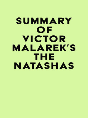 cover image of Summary of Victor Malarek's the Natashas